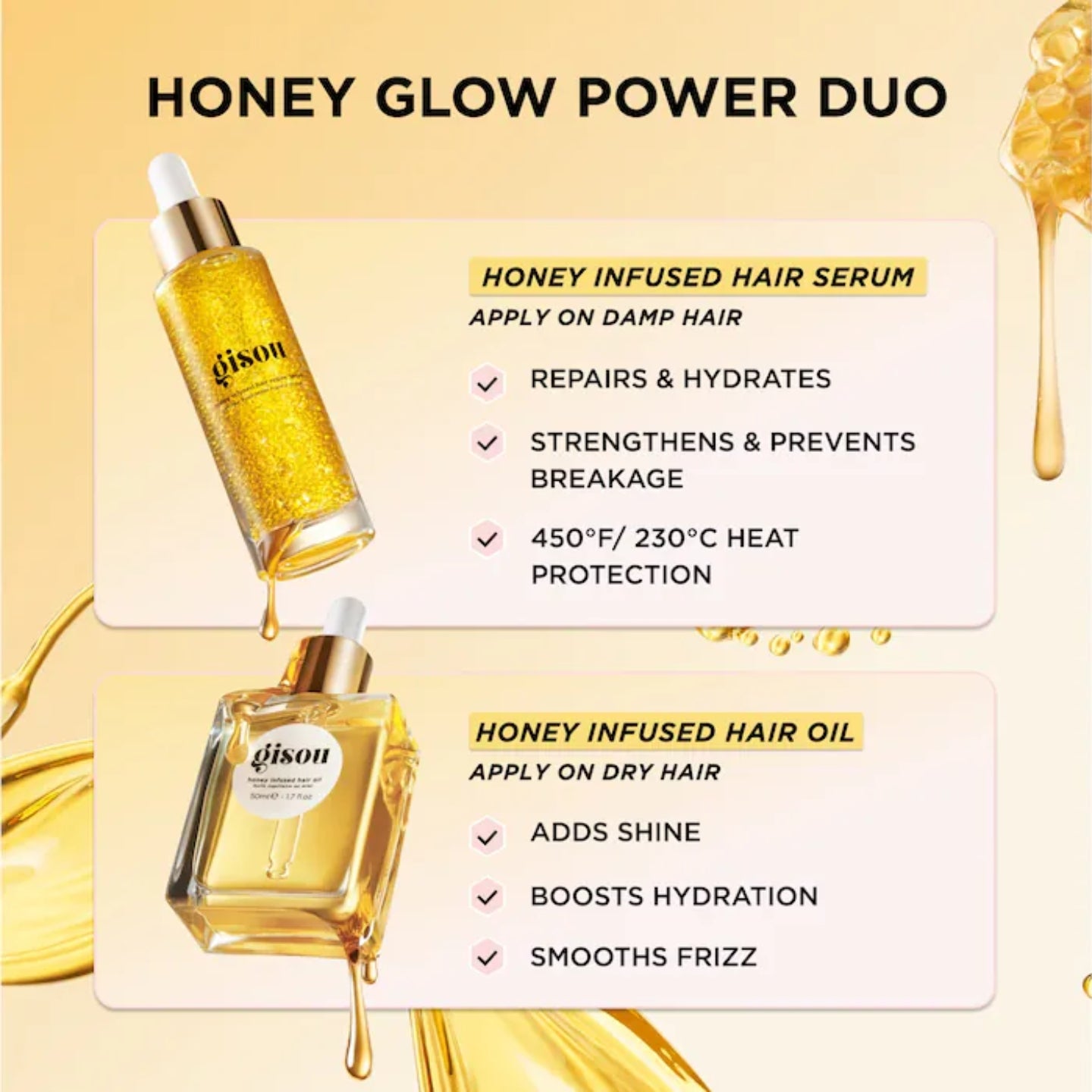 Honey Infused Hair Oil