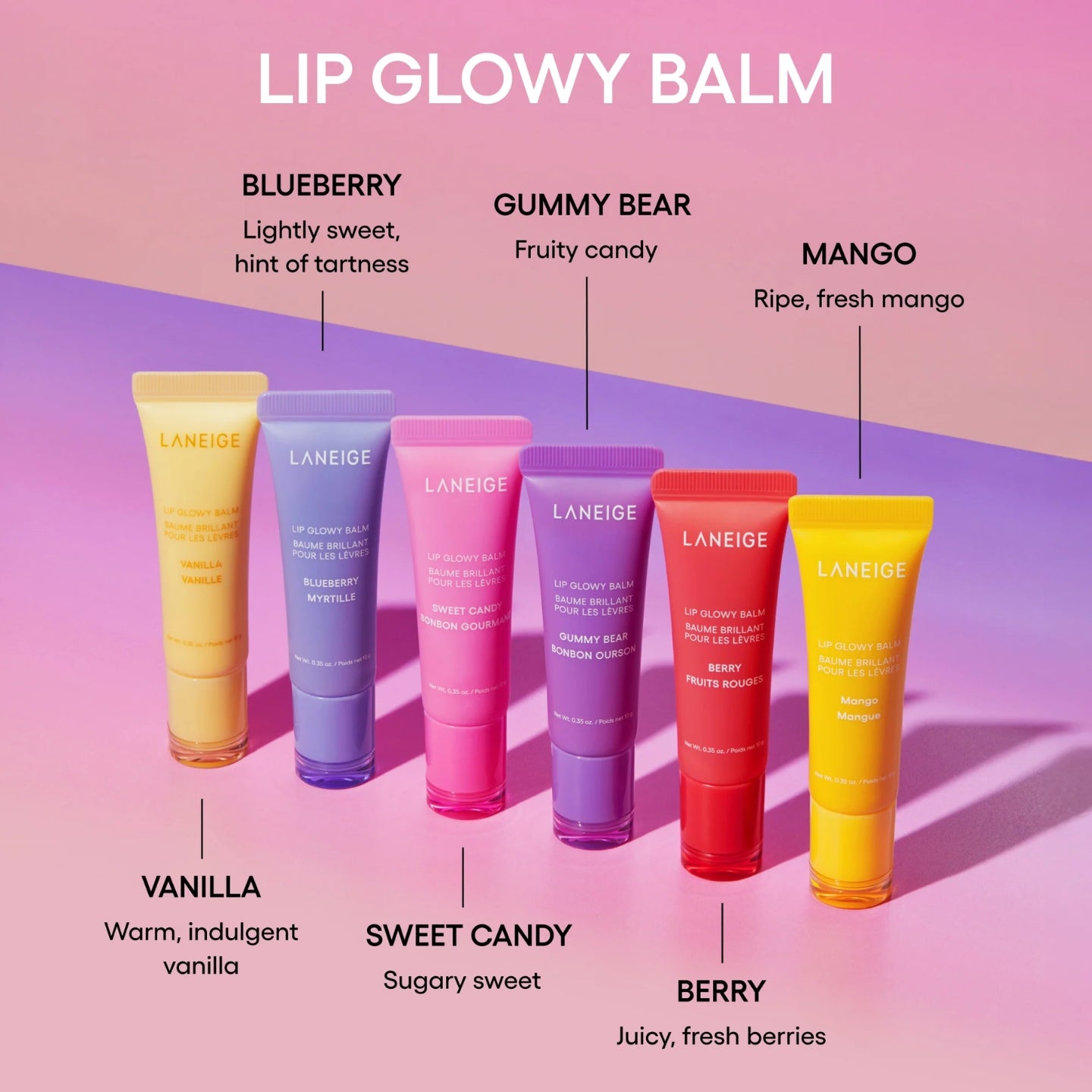 Mini Lip Glowy Balm Set