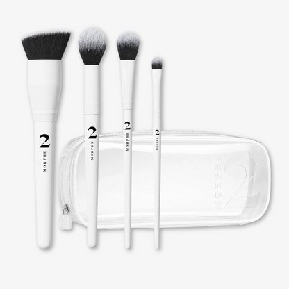 The Sweep Life 4-Piece Face & Eye Brush Set