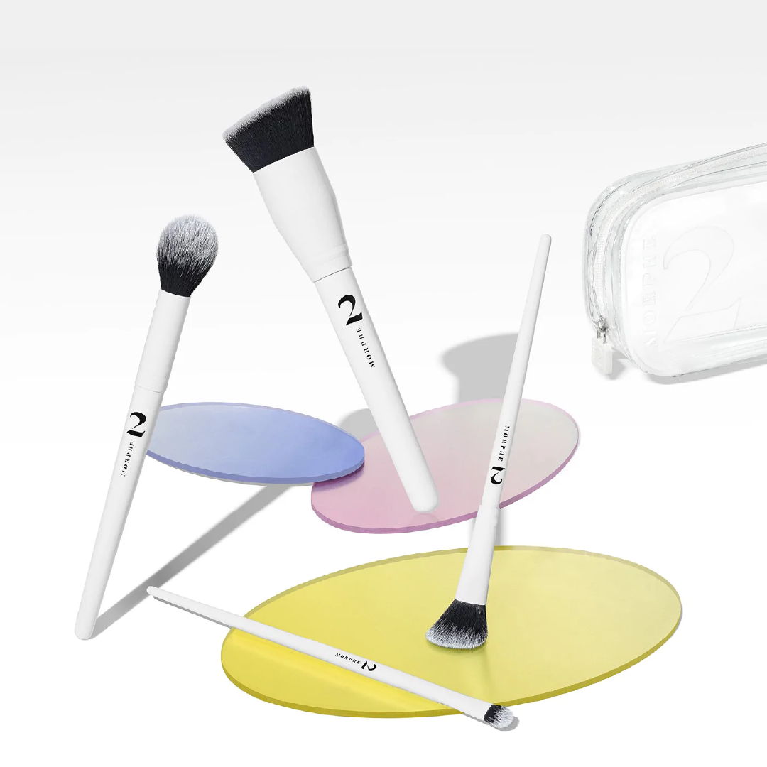 The Sweep Life 4-Piece Face & Eye Brush Set